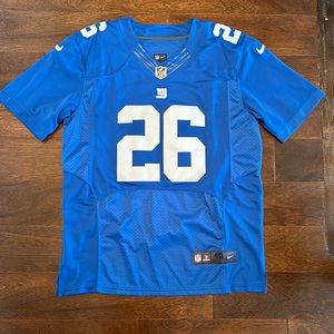 New York Giants Blue Saquon Barkley Jersey Adult Size Medium